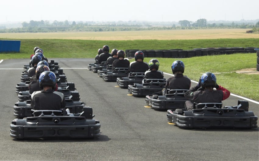 Rennfieber beim Betriebsausflug mit Gocartevents