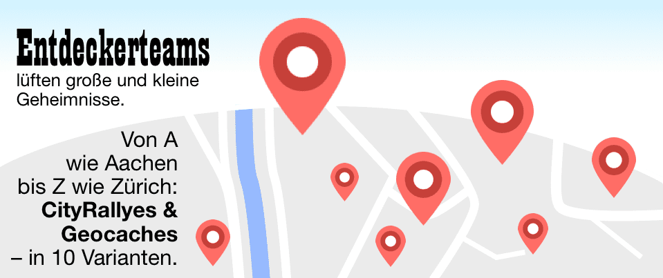 Geocaching als Firmenevent: Willkommen in der Königsklasse der Outdoorevents