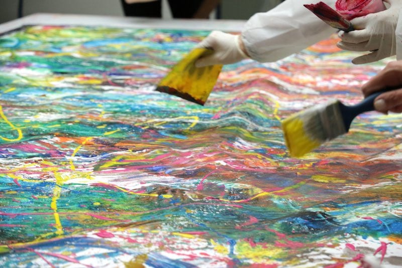 Der ZUSAMMENSPIEL ActionArt Betriebsausflug